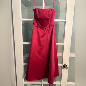 Size 2 strapless pink formal dress